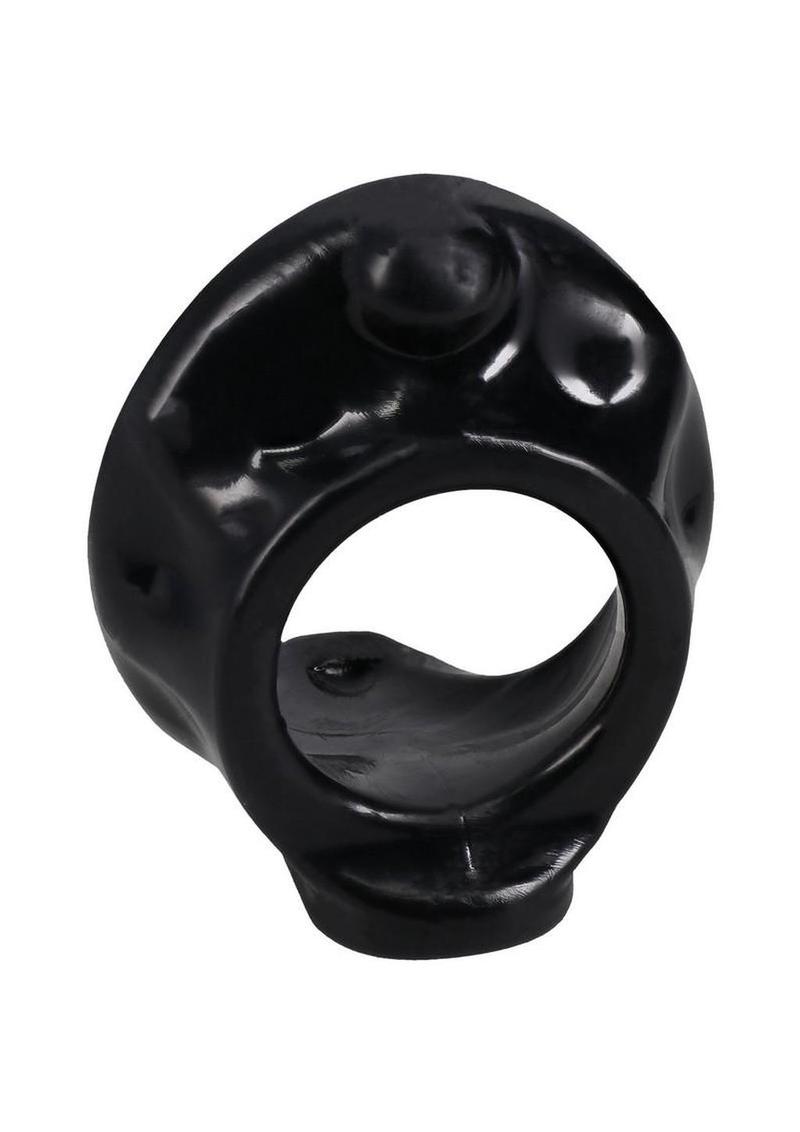 Rock Solid Offer It Silicone Cock Ring - Black
