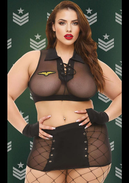 Sargeant Seduction Set Black-Q