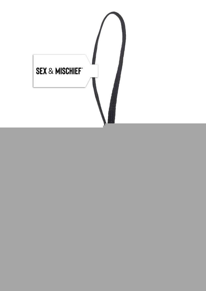 Sex and Mischief Peaches N Creame Wrist Feather Tickler - Black