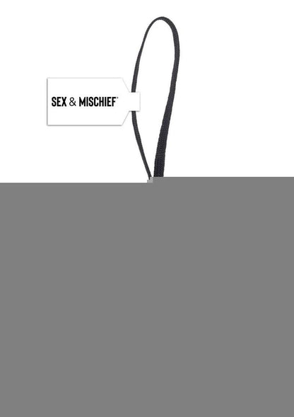 Sex and Mischief Peaches N Creame Wrist Feather Tickler - Black