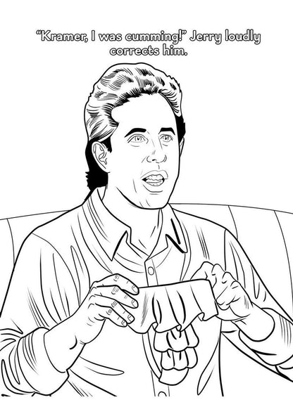 Sexfeld Porn Parody Coloring Book – Hilarious ’90s Sitcom Twist