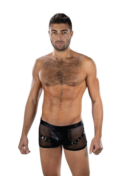 Sheer Command Buckle Boxer Briefs
