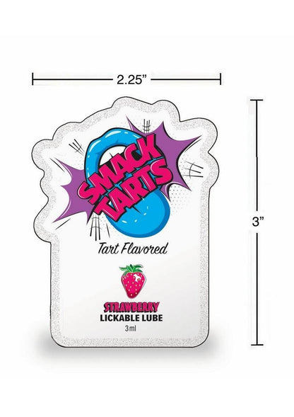 Smack Tart Lickable Lube Pouch 3ml - Sour - Strawberry