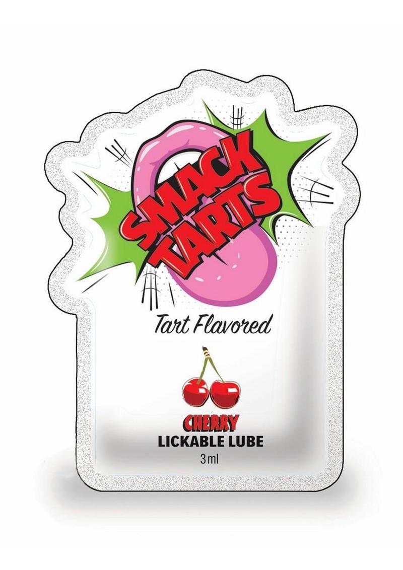 Smack Tarts Lickable Lube 3ml Pouch (Case Of 48) - Sour - Cherry