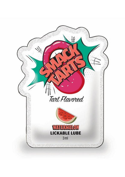 Smack Tarts Lickable Lube 3ml Pouch (Case Of 48) - Sour Watermelon