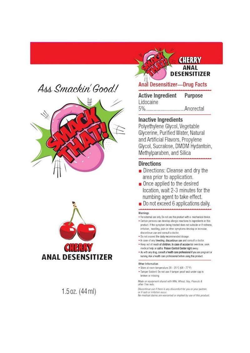 Smack That Anal Desensitizer