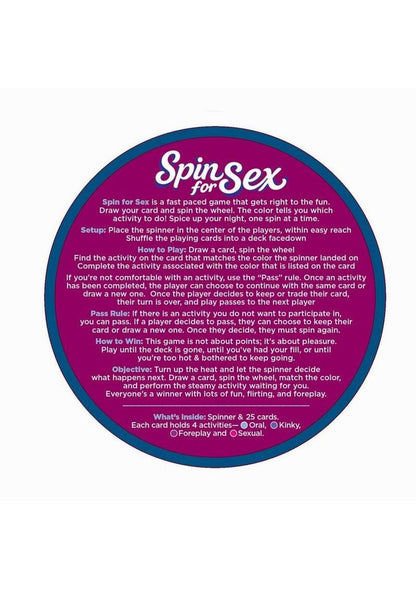 Spin For Sex Game