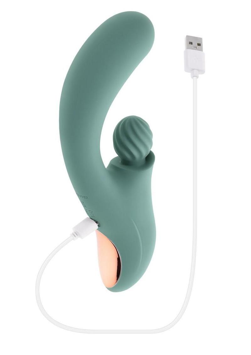 Spiral Charm Rechargeable Silicone Clitoral Stimulator