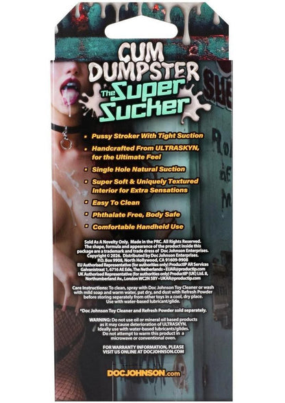 Super Sucker Cum Dumpster Ultraskyn Masturbator - Pussy
