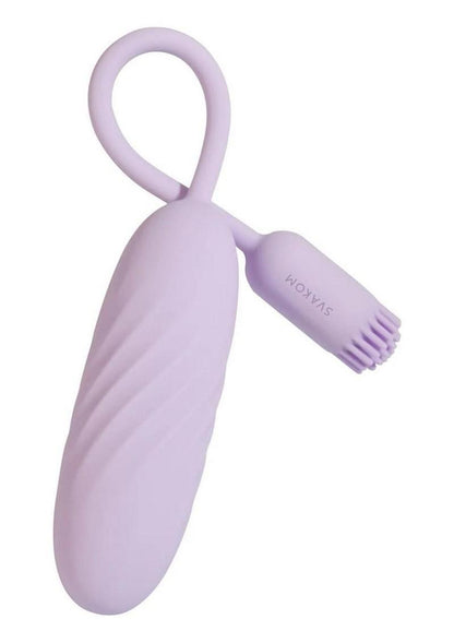 Svakom Plume Rechargeable Silicone Dual Vibrator - Purple