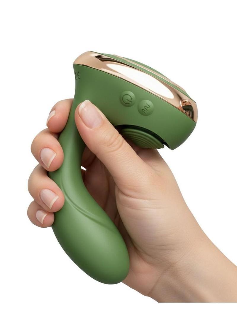 Swan Reign Rechargeable Silicone Dual Stimulating Vibrator
