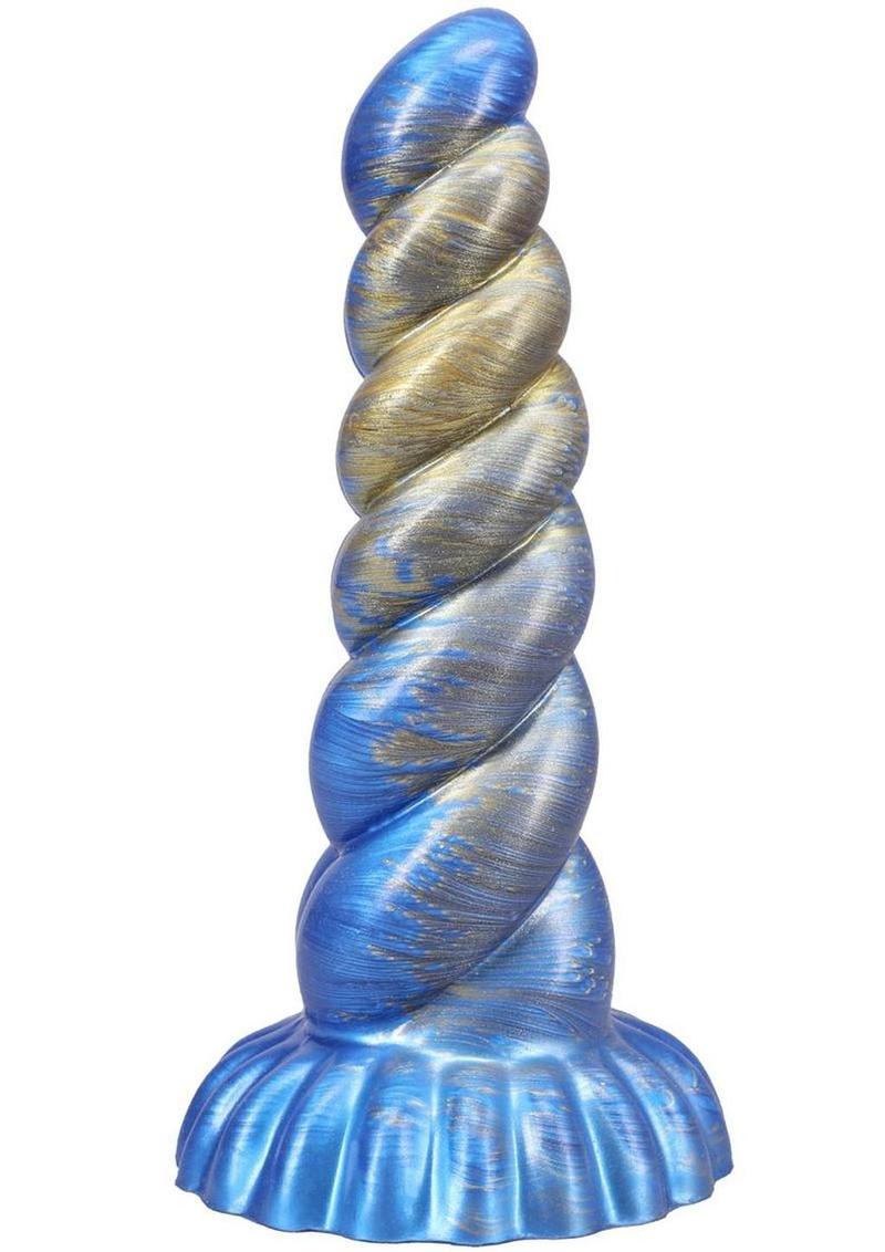 Vac-U-Lock Fantasy Fuckers Outer Rim Silicone Dildo - Blue