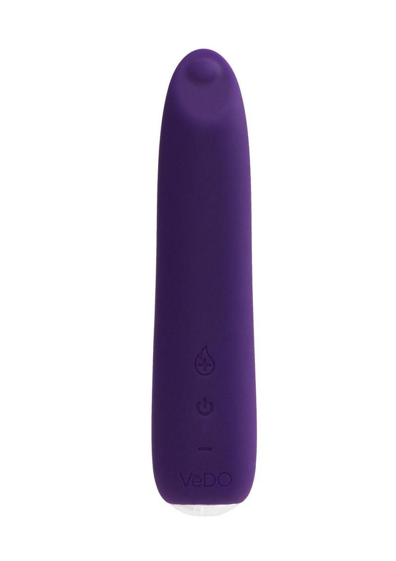 Vedo Boom Rechargeable Silicone Ultra Warming Vibrator - Purple