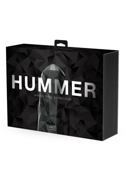 Vedo Hummer Super BJ Machine with Remote Control - Black Pearl - Black