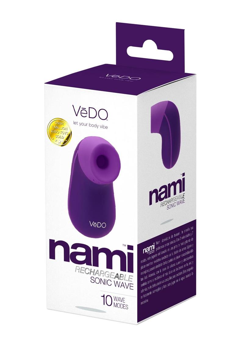 Vedo Nami Rechargeable Sonic Clitoral Vibrator - Purple