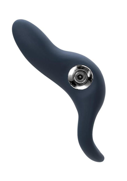 Vedo Sexy Bunny Rechargeable Silicone Couples Cock Ring - Black Pearl