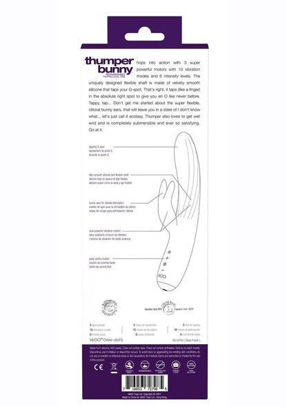 Vedo Thumper Bunny Silicone Rabbit Vibrator