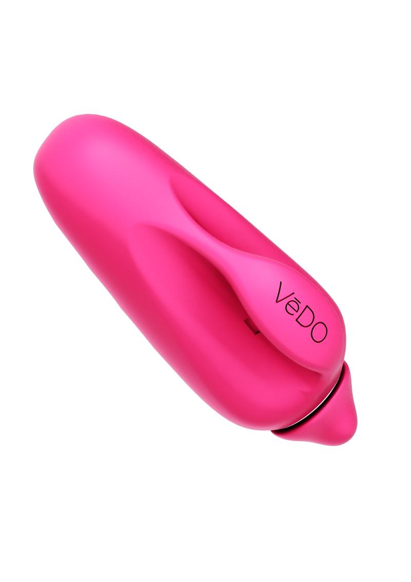 Vedo Vivi Rechargeable Silicone Finger Vibrator - Foxy - Pink