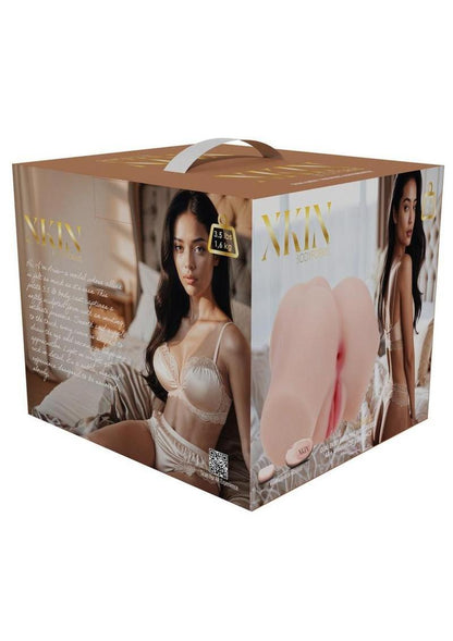 Xkin Aria Summers Dual Entry Bodyforms Masturbator - Pussy/Ass - Vanilla