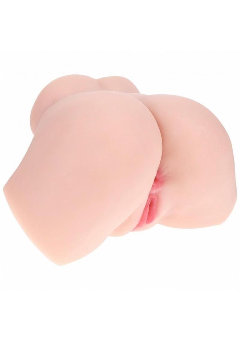 Xkin Bree Knox Dual Entry Bodyforms Masturbator - Pussy/Ass - Vanilla