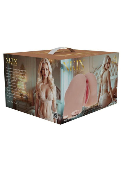 Xkin Rina Brooks Dual Entry Bodyforms Masturbator - Pussy/Ass - Vanilla