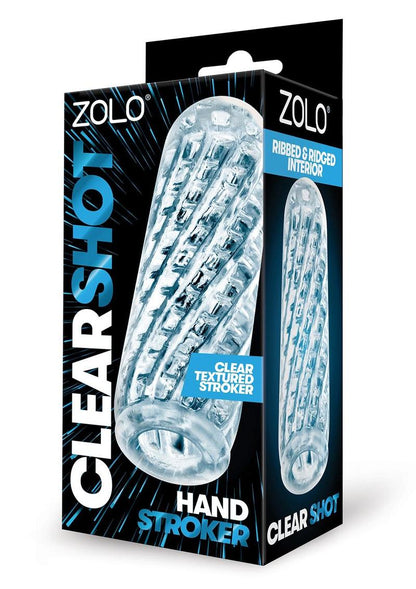 ZOLO Hand Stroker Clear Shot Stroker - Clear