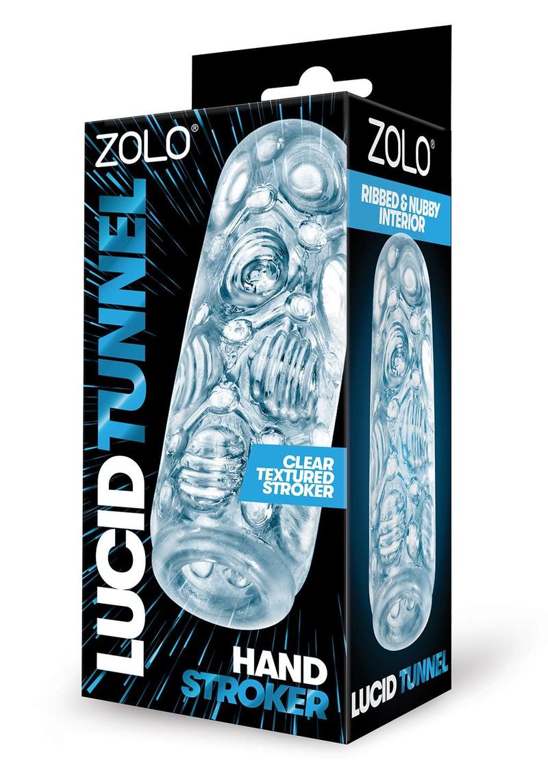 ZOLO Hand Stroker Lucid Tunnel - Clear