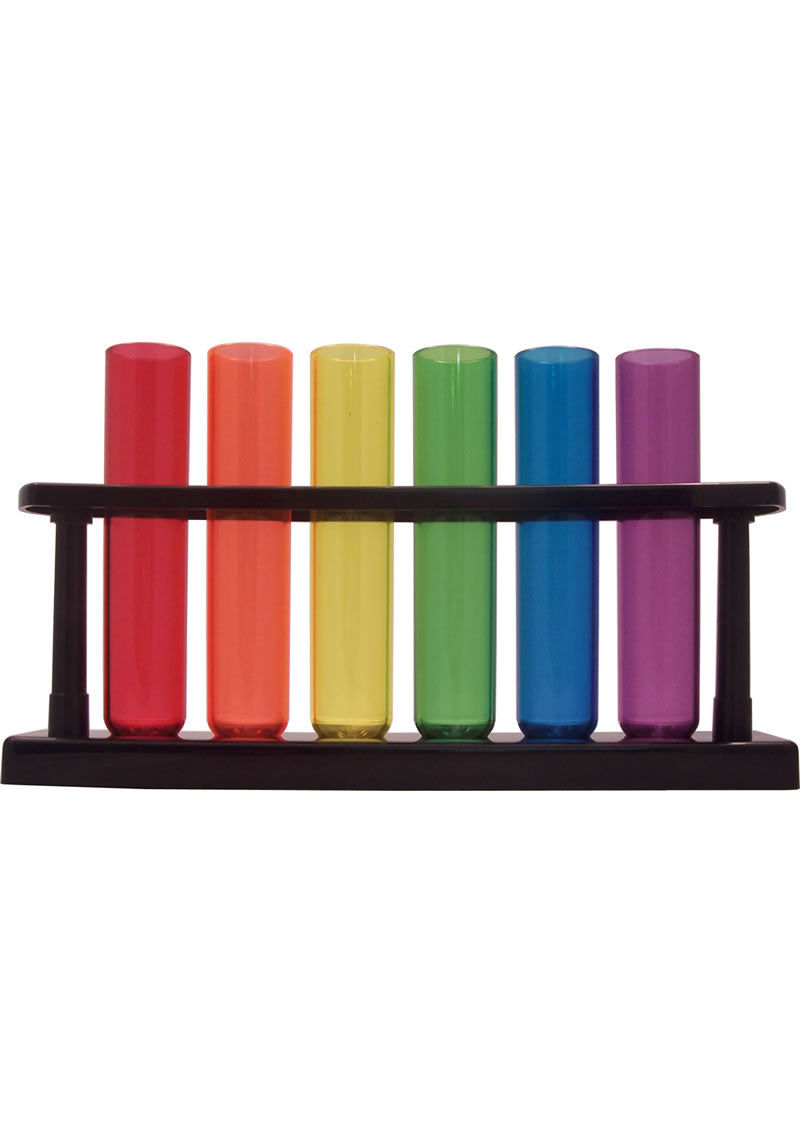 Acetate Test Tube Shooters - Assorted Colors