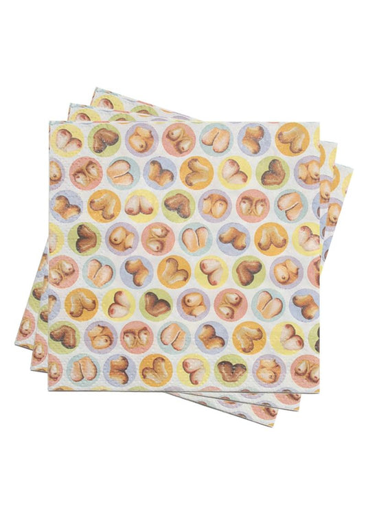 Candyprints Dirty Napkins Boob - 8 Per Pack