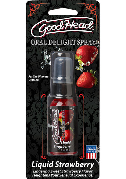 Goodhead Oral Delight Spray Liquid Strawberry - 1oz