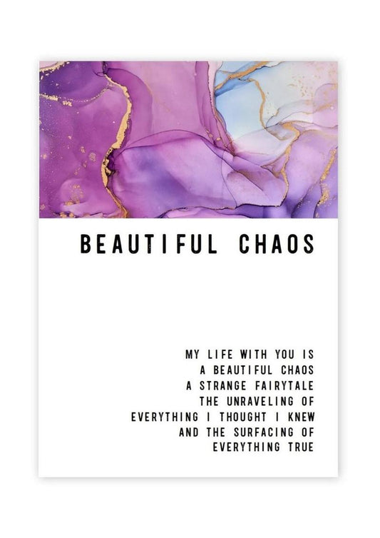 Warm Human Beautiful Chaos Greeting Card